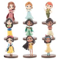 Figura Toy Princess Aladdin 9 unidades/lote Big Eyes Doll Cake Orna
