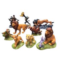 Figura Toy Rei Leão Mufasa Simba Scar Hyenas Nala x9 Figura Toy Rei Leão Mufasa Simba Scar Hyenas Nala x9