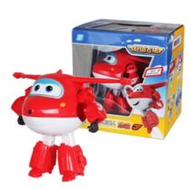 Figura Toy Super Wings Jett Transformed 12 cm em PVC