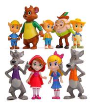 Figura Toy Wolf Is Coming 9 peças de mini PVC de 5,4 a 9,5 cm, multicolorida Figura Toy Wolf Is Coming 9 peças de mini PVC de 5,4 a 9,5 cm, multicolorida