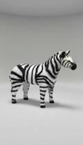 Figura Zebra Vinil Macio Brinquedo 29cm Figura Zebra Vinil Macio Brinquedo 29cm