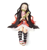 Figura Zueledu Demon Slayer Nezuko Kamado comendo bolinhos de arroz