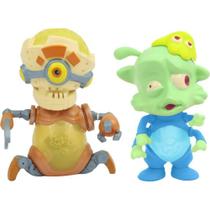 Figuras Aliens Exogini - Robojeeno e Tim & Squid - Candide Figuras Aliens Exogini - Robojeeno e Tim & Squid - Candide