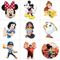 Figuras auto adesivas Disney Com 9 Figuras