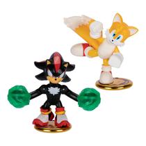 Figuras de ação Akedo Sonic The Hedgehog Versus com Tails & Shadow