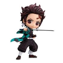 Figuras de Ação Anime Demon Slayer (15cm) - Nezuko, Tanjirou, Zenitsu, Inosuke e Giyuu