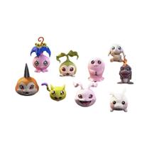 Figuras De Ação Anime Digimon Adventure, Gabumon, Pyocomon, Koromon, Mochimon, Tokomon, Plotmon,