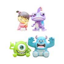 Figuras De Ação Anime Monsters Inc. Da Universidade, 4 Peças, James Sullivan, Michael Wozosky,