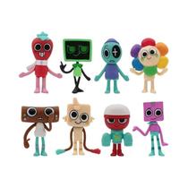 Figuras De Ação Colecionáveis Dandy World Sunflower Lily Magician 6-8CM 8 Peças