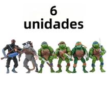 Figuras De Ação Da Anime Tartaruga Ninja 4pcs/Conjunto Neca TMNT Edição Limitada Brinquedos Modelos