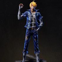 Figuras De Ação De Anime De Uma Peça De 30 Cm Roronoa Zoro Vinsmoke Sanji PVC Estátua Modelo