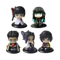 Figuras De Ação De Anime Demon Slayer De 15cm Nezuko Tanjirou Mitsuri Shinobu Zenitsu Kyoujurou
