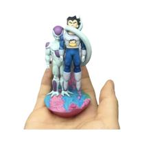 Figuras De Ação De Anime Dragon Ball Frieza E Vegeta Estátua De PVC De 9,5cm Modelo De Ornamento