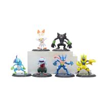 Figuras De Ação De Anime Pokémon Pikachu, Charizard, Mewtwo E Bulbasaur, 6 Peças, Brinquedos Figuras De Ação De Anime Pokémon Pikachu, Charizard, Mewtwo E Bulbasaur, 6 Peças, Brinquedos