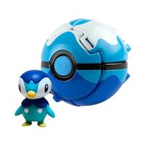 Figuras De Ação De Anime Pokémon Pikachu Charizard Piplup Kyogre Pokeball Brinquedos Presentes