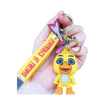 Figuras De Ação De Jogo Em Cartoon 5PCS FNAF Freddy Fazbear Modelo De Brinquedo Chaveiro Presente