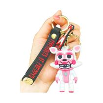 Figuras De Ação De Jogo Em Cartoon 5PCS FNAF Freddy Fazbear Modelo De Brinquedo Chaveiro Presente