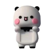 Figuras De Ação De Panda Kawaii, Ornamento De Telefone Móvel E Carro, Bonecos De Anime Para
