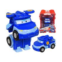 Figuras De Ação De Robô Transformável Super Wings Para Crianças, Brinquedos De Avião De Deformação