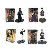 Figuras de Ação Demon Slayer - Tanjirou, Nezuko, Zenitsu e Inosuke