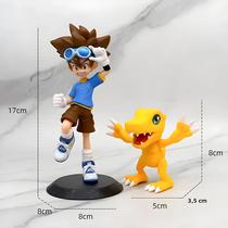 Figuras de Ação Digimon Adventure - Taichi, Yamato, Hikari, Takeru e Outros (PVC)