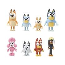 Figuras De Ação Do Anime Bluey Bandit Chilli Bingo Indy Chloe Com Juntas Móveis Brinquedos Para