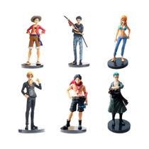 Figuras De Ação Do Anime One Piece Luffy Ace Sanji Mei Estátuas De Mesa Em PVC Brinquedos Para Figuras De Ação Do Anime One Piece Luffy Ace Sanji Mei Estátuas De Mesa Em PVC Brinquedos Para
