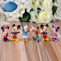 Figuras De Ação Do Mickey Mouse 6 Tamanhos Minnie PVC Modelo Boneca Anime Decoração De Bolo