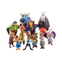 Figuras De Ação Dos Animais De Zootopia, Conjunto De 12 Peças, Brinquedos De Filme Para Crianças Figuras De Ação Dos Animais De Zootopia, Conjunto De 12 Peças, Brinquedos De Filme Para Crianças