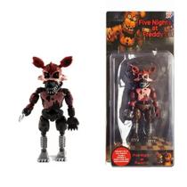 Figuras De Ação FNAF De 5,5 Polegadas Blacklight Bonnie Foxy Chica Freddy PVC Modo Dourado Móvel