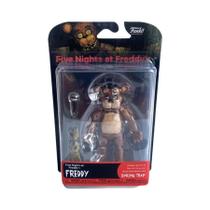 Figuras De Ação FNAF Nightmare Freddy Bonnie Foxy Chica De 14CM, Modelos De PVC Movíveis Com Luz