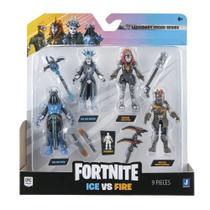 Figuras de ação FORTNITE Micro Squad com ferramentas de colheita x4