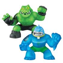 Figuras de ação Heroes of Goo Jit Zu Thrash Vs Rockjaw x2 Figuras de ação Heroes of Goo Jit Zu Thrash Vs Rockjaw x2