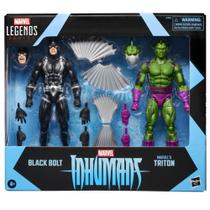 Figuras de Ação Marvel Legends Inumanos Black Bolt & Triton
