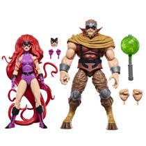 Figuras de Ação Marvel Legends Inumanos Medusa & Górgona