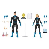 Figuras de ação Marvel Legends Series Fantastic Four Franklin Richards e Valeria Richards