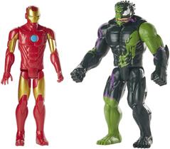 Figuras de ação Marvel Titan Hero Homem-Aranha vs Homem de Ferro