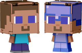 Figuras de ação Mattel Minecraft Flippin' Figs com Fidget 2 em 1