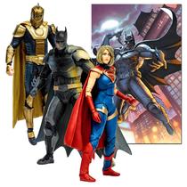 Figuras de Ação McFarlane Toys DC Multiverse - Batman, Supergirl e Dr. Fate (Injustice 2) - 3 Unidades