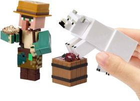 Figuras De Ação Minecraft Mattel 2 Unidades Articuladas Figuras De Ação Minecraft Mattel 2 Unidades Articuladas