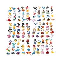 Figuras De Ação Mini Pokemon 144pcs Estátua De PVC Decoração De Mesa Brinquedo De Anime Presente