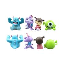 Figuras De Ação Monsters Inc. Da Universidade, 4 Peças, James P Sullivan, Michael Wozosky, Randall