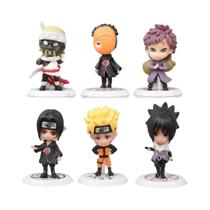 Figuras De Ação NARUTO Sasuke Gaara Uchiha Madara 6 Peças 7-8cm Mini Figuras Acessórios 2 Estilos Figuras De Ação NARUTO Sasuke Gaara Uchiha Madara 6 Peças 7-8cm Mini Figuras Acessórios 2 Estilos