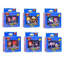 Figuras de Ação P.M.I. Brawl Stars Pacote com 2 Sortidos Temporada 1