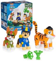 Figuras de ação Paw Patrol Jungle Pups Chase, Tracker & Tiger Figuras de ação Paw Patrol Jungle Pups Chase, Tracker & Tiger