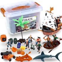 Figuras de ação Playset Liberty Imports Bucket of Pirates