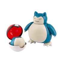 Figuras de Ação Pokémon Infantis - Pikachu, Dragonite, Gengar, Mew, Snorlax, Gyarados, Lapras e Pokebola