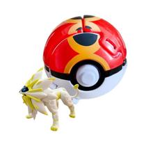 Figuras de Ação Pokémon - Pikachu, Charizard, Piplup, Kyogre e Pokebola - Presentes