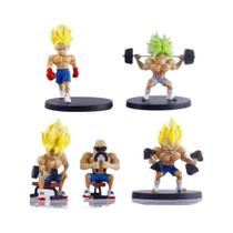 Figuras De Ação PVC De Dragon Ball Super Saiyan Broly Master Roshi Son Goku, Conjunto De 5 Peças Figuras De Ação PVC De Dragon Ball Super Saiyan Broly Master Roshi Son Goku, Conjunto De 5 Peças