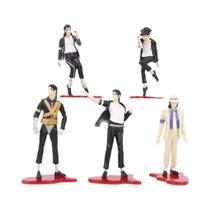Figuras De Ação PVC Michael Jackson Superstar Spacewalk 5pcs/conjunto Modelo De Anime Cartoon